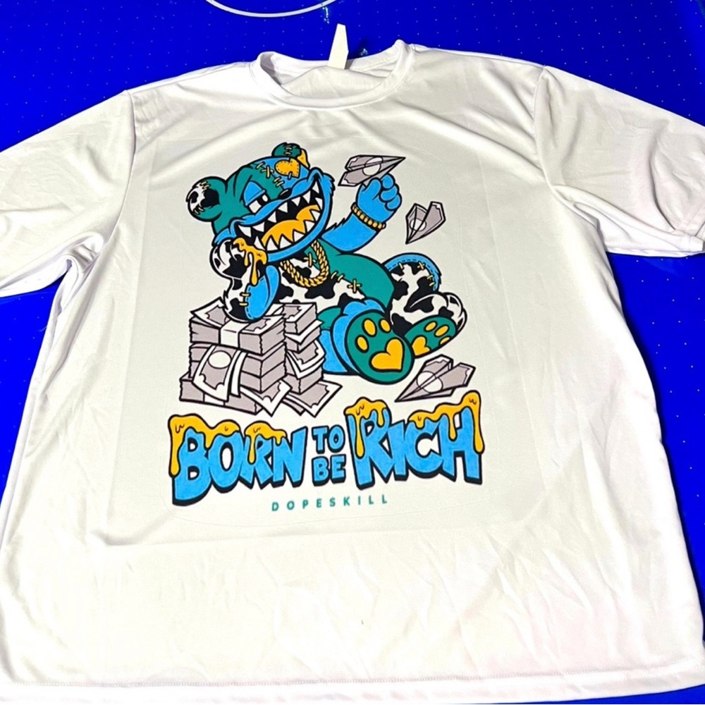Ben n Jerry style Born to be rich shirt